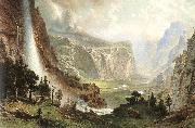 Albert Bierstadt The Domes of the Yosemites Sweden oil painting artist